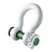 P-5365 Green Pin Locking Clamp ROV Shackles Product Render 2
